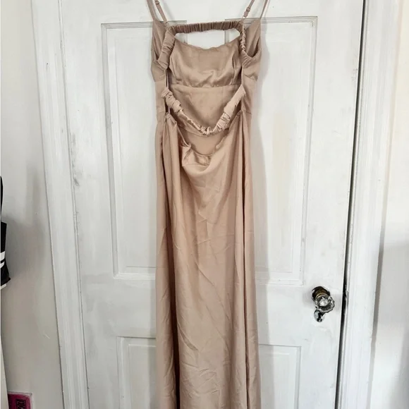 Princess Polly Cream Midi Dress - Picture 6 of 6